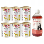 4Vets koerte uriinikivide ennetav toidulisand 6x400g + LAB V l&otilde;he&otilde;li koertele ja kassidele 500ml