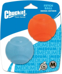 Chuckit FETCH BALL koerale M 6cm 2 pakki