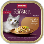 ANIMONDA Vom Feinsten Adult kana ja maksaga žel&eacute;es 85 g