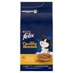 Felix Doubly Delicious Karma t&auml;iskasvanud kassidele maitsva kana ja kalkuniga 2 kg