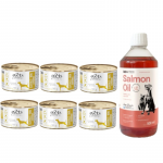 4Vets Dog Urinary Non-struvite 6x185g + LAB V L&otilde;he&otilde;li koertele ja kassidele 500ml