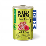 WILD FARM Premium Grain Free Lambaliha ja tuunikala 400g - teraviljavaba toit steriliseeritud kassidele