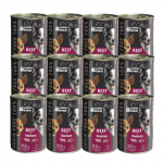 Super Beno PIES veiseliha ja hirveliha suupisted kastmes ilma teraviljata 12x415g