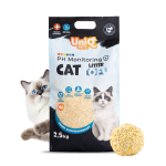 UNIQ PETS TOFU kassiliiv, pH-taseme j&auml;lgimine, biolagunev, 2,5 kg, l&otilde;hnatu.