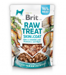 BRIT CARE koera toortoit Skin & Coat Fish & Chicken koos probiootikumide ja vetikatega 40g