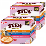 INABA Cat Ciao Stew kasside lisatoit kana, tuunikala ja l&otilde;he maitsega 24x40g