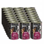 Super Beno PIES veiseliha ja hirveliha suupisted kastmes ilma teraviljata 24x415g