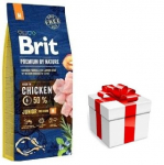 BRIT Premium By Nature Junior M 15kg + koeratoit