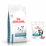 ROYAL CANIN H&uuml;poallergeeniline v&auml;ikestele koertele HSD24 3,5 kg + Royal Canin H&uuml;poallergeenilised maiustused koertele 230 g