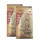 TROPIDOG Super Premium Junior keskmise ja suure t&otilde;ugu koertele kalkun, l&otilde;he ja munad 2x15kg