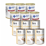 BRIT GF Veterinary Diets Dog Hepatic 6x400g + ENZO VET Hepatic koerte maksahaiguste raviks 6x400g