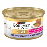 Purina Gourmet Gold Kitten mousse vasikalihaga 85g