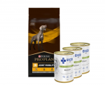 PURINA Veterinary PVD JM Joint Mobility 12kg + ENZO VET Recovery dieet koertele 3x400g