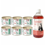 4Vets Dog Hepatic 6x185g + LAB V L&otilde;he&otilde;li koertele ja kassidele 500ml