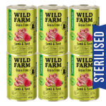 WILD FARM Premium Grain Free Lambaliha ja tuunikala 400g - teraviljavaba toit steriliseeritud kassidele