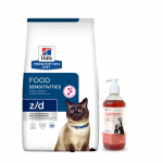 HILL'S PD Prescription Diet Feline z/d toiduainete &uuml;litundlikkus 6 kg + LAB V l&otilde;he&otilde;li koertele ja kassidele 500 ml