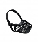 Trixie plastikust suukorv agressiivse hammustamise koerale suurus 5 (M) must