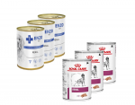 ROYAL CANIN Renal Canine 3x410g purk + ENZO VET neerudiit koerte neeruhaigustele loomalihaga 3x400g