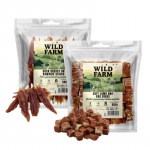 WILD FARM lambaliha ja tursak&uuml;bid, pehmed, 500 g + pardifilee pulgal, 500 g, maiused koertele