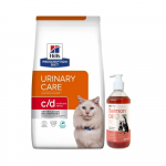 HILL'S PD Prescription Diet Feline c/d Ocean Fish Urinary Stress 1,5 kg + LAB V l&otilde;he&otilde;li koertele ja kassidele 500 ml