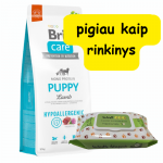 BRIT CARE h&uuml;poallergeenne lambakutsikas 12kg + hooldussalvr&auml;tikud 50tk (kloorheksidiin)