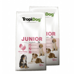 TROPIDOG Premium Junior L kalkuni ja riisiga 2x12kg