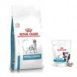 ROYAL CANIN Hypoallergenic DR21 2 kg + Royal Canin Hypoallergenic Treats koerak&uuml;psised 230 g