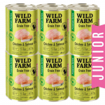 WILD FARM Premium Grain Free Chicken and Salmon Junior 12x400g &ndash; teraviljavaba kassipoegade toit
