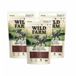 WILD FARM Pehmed pardiribad 3x80g maiused koertele