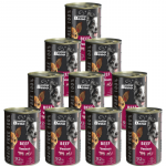 Super Beno PIES veiseliha ja hirveliha suupisted kastmes ilma teraviljata 10x415g