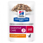 HILL'S PD Prescription Diet i/d Feline Tender Chunks in Gravy with Chicken su vi&scaron;tiena 85g