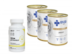 ENZO VET uriinivastane kana koertele 3x400g + LAB-V uriinide pH kontrolli 45 kapslit