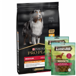Purina Pro Plan Medium Adult Optibalance, kana ja riis 14 kg + Adventuros Nuggets 2x90 g TASUTA