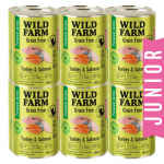 WILD FARM Premium Grain Free Turkey and Salmon Junior 12x400g &ndash; teraviljavaba kassipoegade toit