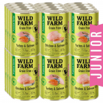 WILD FARM Premium Grain Free Turkey and Salmon / Chicken and Salmon Junior 24x400g &ndash; teraviljavaba toit kassipoegadele