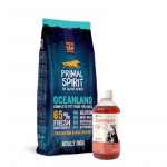PRIMAL SPIRIT 65% Oceanland 12 kg + LAB V L&otilde;he&otilde;li koertele ja kassidele 500 ml