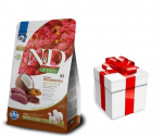 FARMINA N&D Quinoa koerte NAHA & KATTE VENISON Adult Medium Maxi 7kg