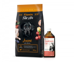 FITMIN For Life Junior Large Breeds 12kg + Lab-V 100% l&otilde;he&otilde;li koertele ja kassidele igas vanuses 500ml k&uuml;lmpressitud