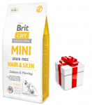 BRIT CARE Mini Grain-Free Hair&Skin 7kg + STAGMENA FOR DOG
