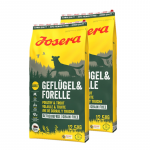 JOSERA Linnuliha ja forell 2x12,5 kg
