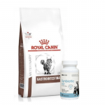 ROYAL CANIN Gastro Intestinal GI 32 4kg CAT + LAB-V Synbiotic Vet &ndash; seedimise tervis ja soole mikrofloorad koertele ja kassidele 45 kapslit