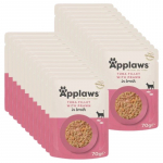 Applaws kasside tuunikala ja krevettide pakend 24x70g