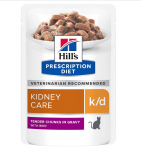 HILL'S PD Prescription Diet Feline k/d Kidney Care With Beef su jautiena 85g