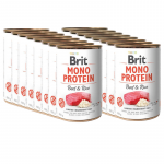 BRIT MONO PROTEIN VEISELIHA JA PRUUN RIIS 18x400g