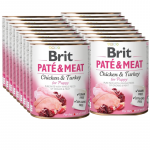 BRIT PAT&Eacute; & LIHA KANA & KALKUN KOERALE 18x800g