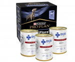PURINA PVD FortiFlora Dog 30 kotikest + 3x ENZO VET Hepatic koertele 400g