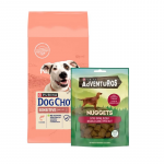 PURINA Dog Chow Adult Sensitive Salmon 14 kg + Adventuros Nuggets 90 g TASUTA