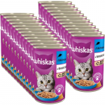 WHISKAS Adult purk 24x400g &ndash; m&auml;rg kassitoit tuunikalaga želees