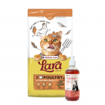 VERSELE-LAGA Lara Adult Turkey & Chicken 12,5 kg &ndash; t&auml;iskasvanud kasside toit kalkuni ja kanaga + LAB V l&otilde;he&otilde;li koertele ja kassidele 500 ml
