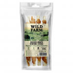 WILD FARM Pikk veisenahast pulk kana 28 cm 320 g maiuspala koerale
